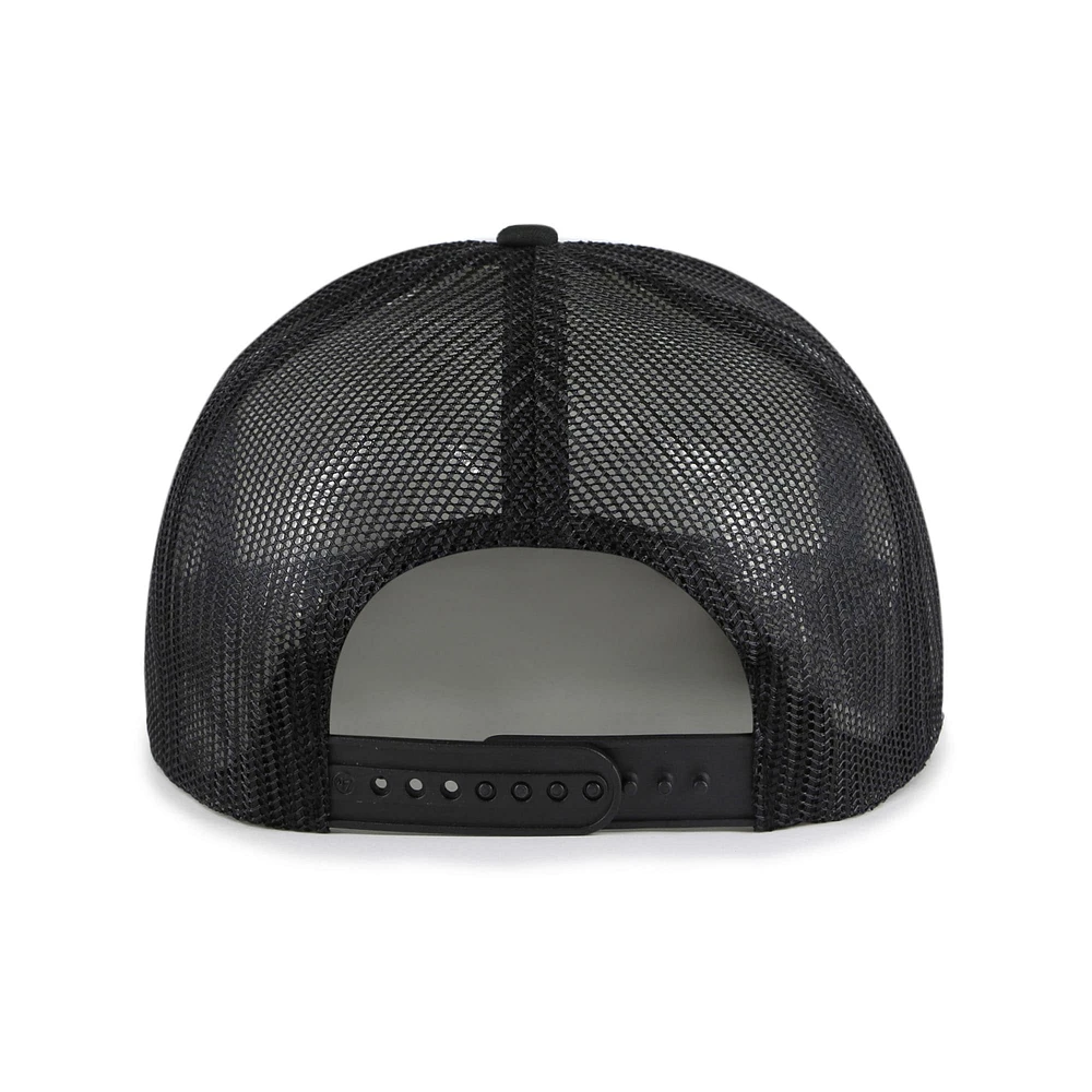Men's '47 Black Colorado Rockies Lift Off Foam Front Mesh Trucker Adjustable Hat