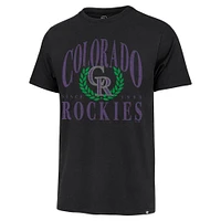 Men's '47 Black Colorado Rockies Pitchout Franklin T-Shirt
