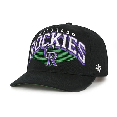 Men's '47 Black Colorado Rockies Pomona Hitch Adjustable Hat