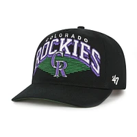 Men's '47 Black Colorado Rockies Pomona Hitch Adjustable Hat