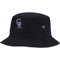 Chapeau seau principal '47 Colorado Rockies pour hommes, noir