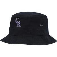 Chapeau seau principal '47 Colorado Rockies pour hommes, noir