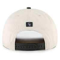 Men's '47 Cream/Black Colorado Rockies Fiji Rope Hitch Adjustable Hat