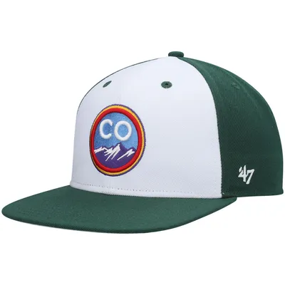 Colorado Rockies '47 2021 City Connect Captain Snapback Hat - Green