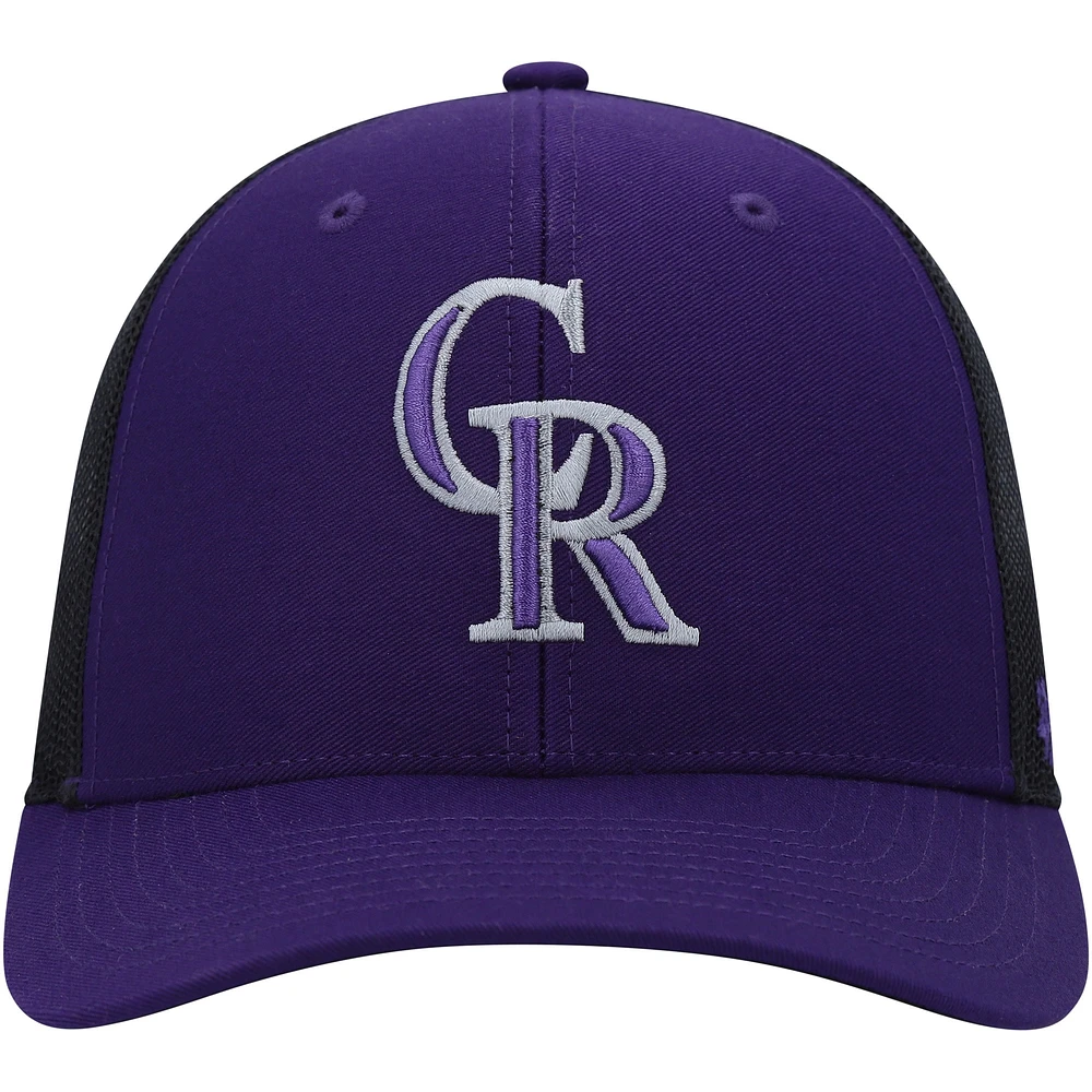 Men's '47 Purple Colorado Rockies Secondary Trucker Snapback Hat