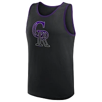 Men's Black Colorado Rockies Unmatched Success Tank Top