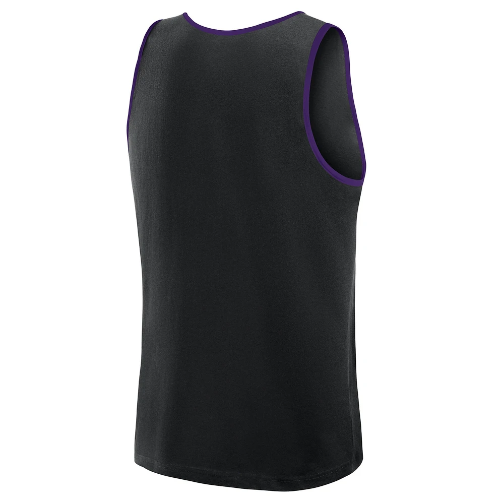 Men's Black Colorado Rockies Unmatched Success Tank Top