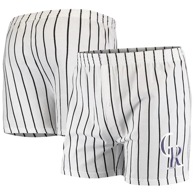 Concepts Sport Men's White Atlanta Braves Vigor Boxer Shorts