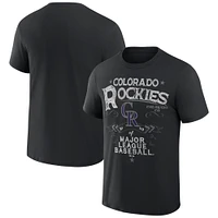 OML ROCKIE BLACK BEACH SPLATTER DOMESTIC S/S TEE TEEMENSCR