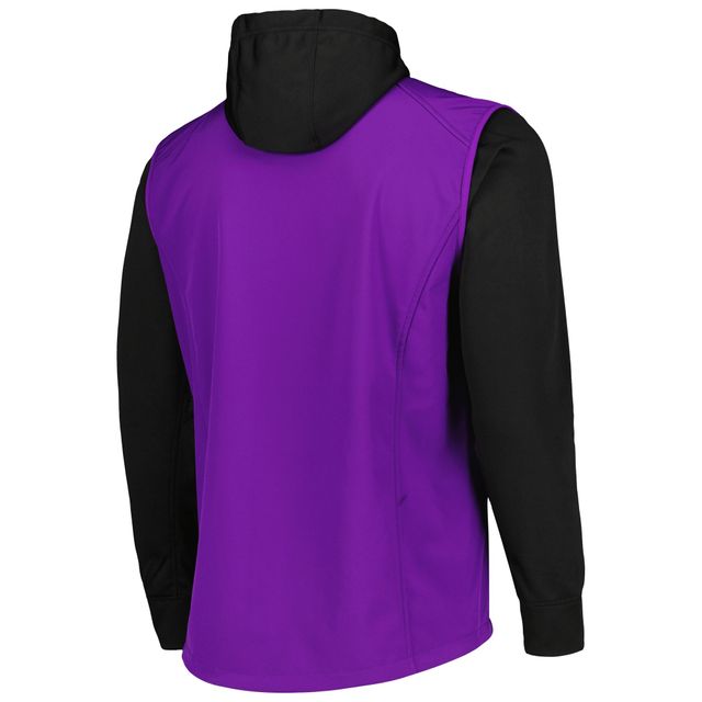 Veste à glissière intégrale Dunbrooke Colorado Rockies Alpha pour hommes, violet/noir