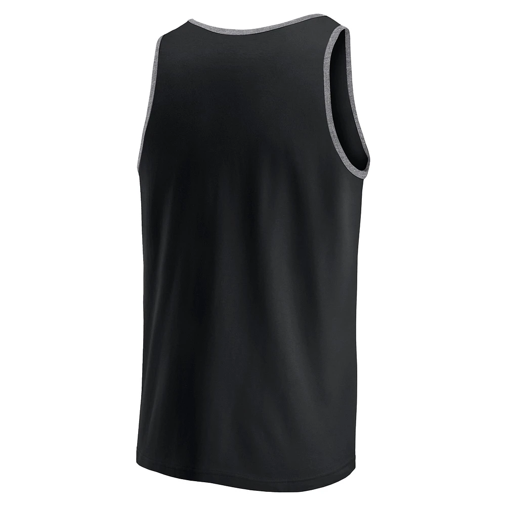 Men's Fanatics Black Colorado Rockies Bet Tank Top