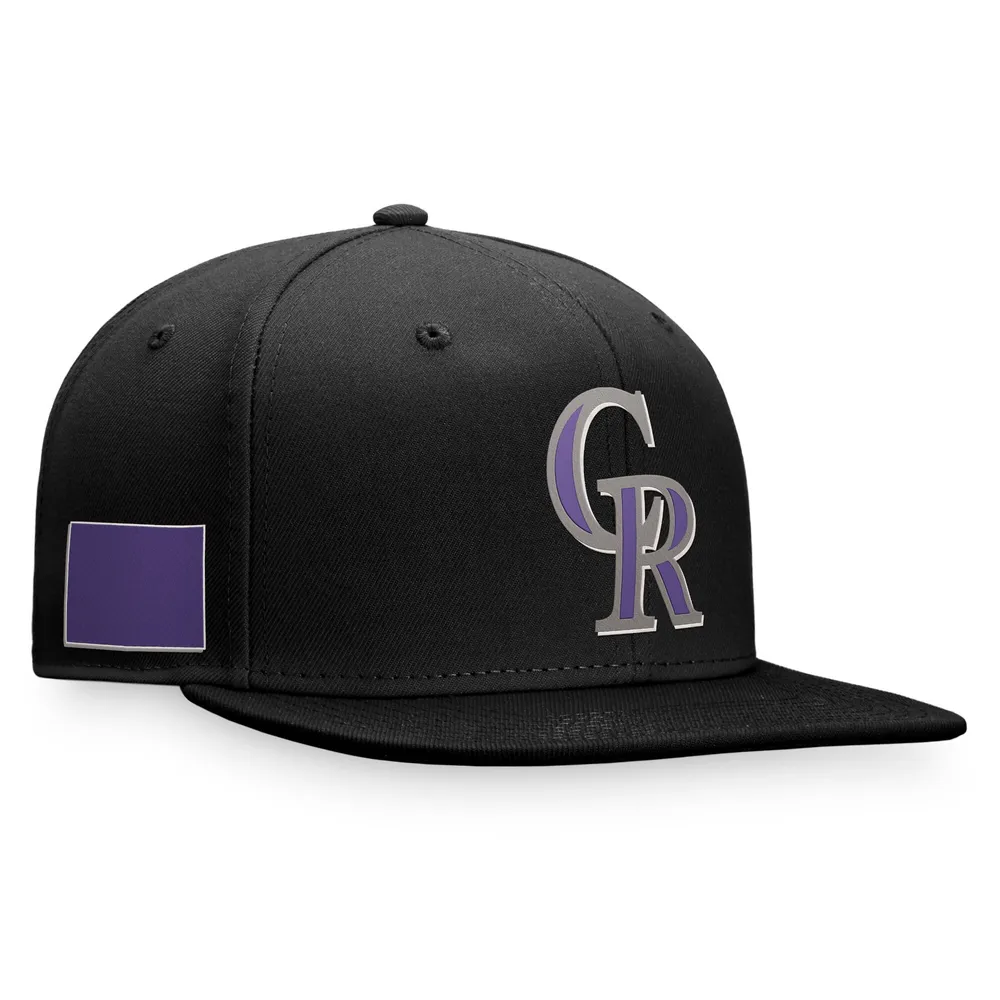 Lids Colorado Rockies Fanatics Branded Heritage Trucker Snapback Hat -  Black