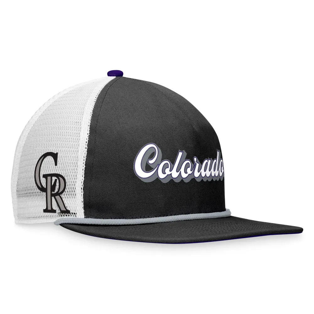 Colorado Rockies Fanatics Branded Cooperstown Collection Core Snapback Hat  - Black