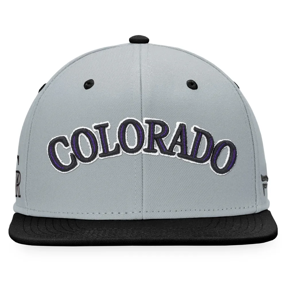 Men's Fanatics Branded Black Colorado Rockies Snapback Hat