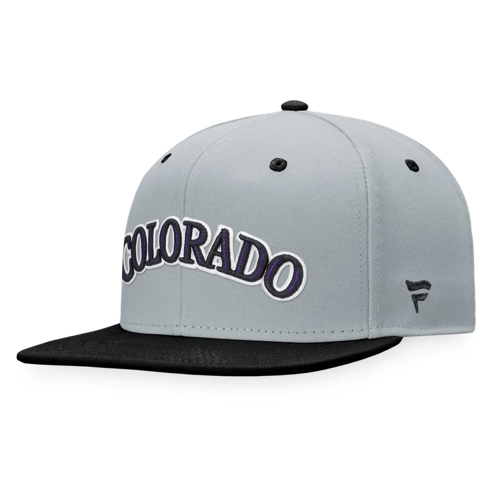 Men's Fanatics Branded Black Colorado Rockies Snapback Hat