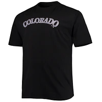 Men's Kris Bryant Black Colorado Rockies Big & Tall Name Number T-Shirt