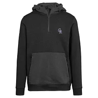 Sweat à capuche zippé quart de tour Chicane Insignia 2.0 Colorado Rockies pour homme Levelwear, noir