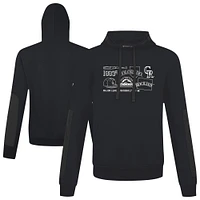Sweat à capuche noir pour homme Levelwear Colorado Rockies Cooperstown Collection Bombay Campaign