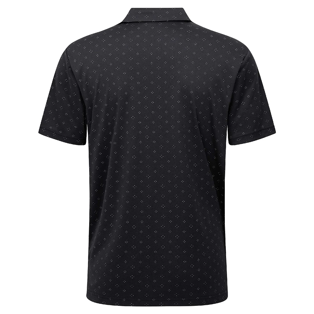 Men's Levelwear Black Colorado Rockies Detect Insignia 2.0 Polo