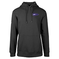 Men's Levelwear  Black Colorado Rockies Podium Rafters Pullover Hoodie