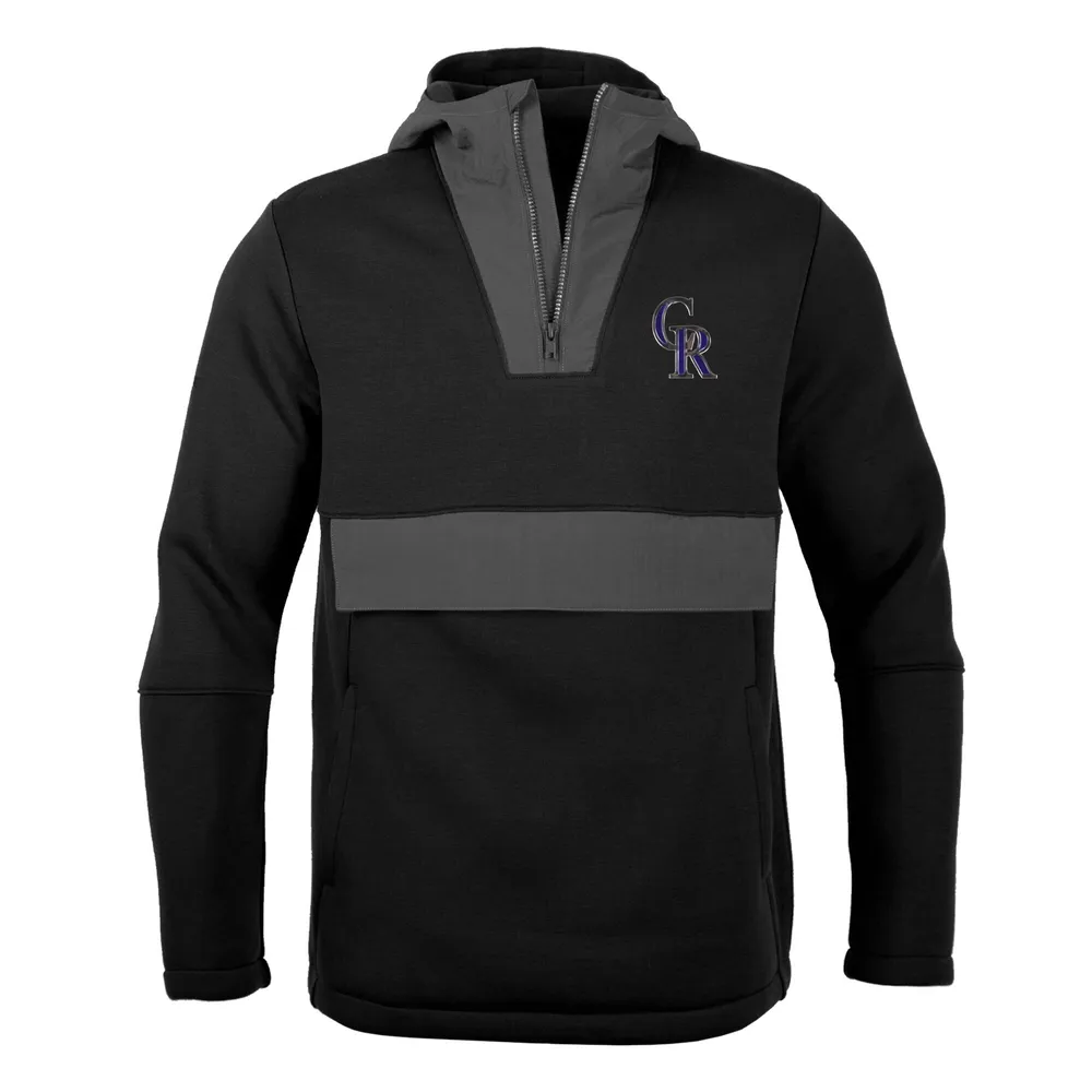 Antigua Men's Colorado Rockies Black Protect Jacket