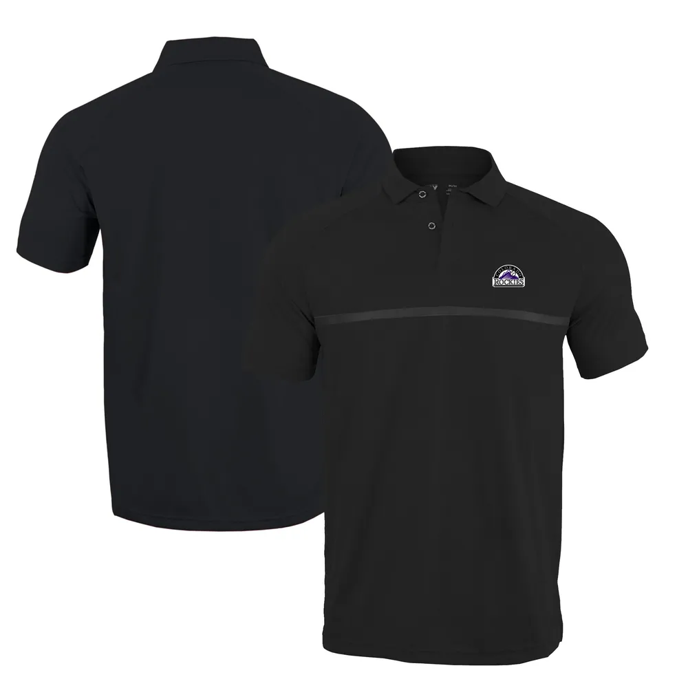 Colorado Rockies Antigua Compass Polo - White