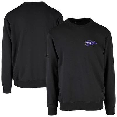 Men's Levelwear  Black Colorado Rockies Zane Rafters Pullover Sweatshirt