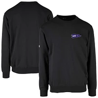 Men's Levelwear  Black Colorado Rockies Zane Rafters Pullover Sweatshirt