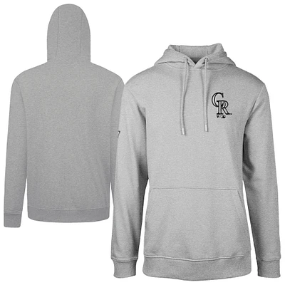 Men's Levelwear  Gray Colorado Rockies Podium Digital Camo Pullover Hoodie