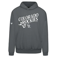 Sweat à capuche gris Colorado Rockies St. Patrick's Day pour homme Levelwear