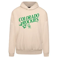 Men's Levelwear  Khaki Colorado Rockies St. Patrick's Day Pullover Hoodie