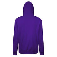 Men's Levelwear Purple Colorado Rockies Podium Team Arch Pullover Hoodie