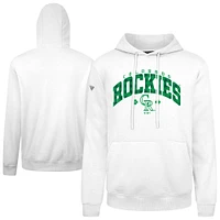 Sweat à capuche carreaux Podium de la Saint-Patrick Colorado Rockies blanc pour homme Levelwear