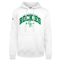 Sweat à capuche carreaux Podium de la Saint-Patrick Colorado Rockies blanc pour homme Levelwear