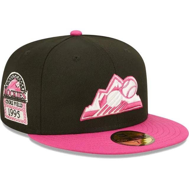 Men's Toronto Blue Jays New Era Black/Pink 25th Anniversary Passion 59FIFTY Fitted  Hat