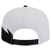 Men's New Era Black/White Colorado Rockies Jagged 9FIFTY Snapback Hat