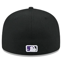 Men's New Era  Black Colorado Rockies 2025 Jackie Robinson Day 59FIFTY Fitted Hat