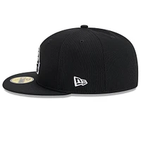 Men's New Era Black Colorado Rockies 2025 MLB Clubhouse 59FIFTY Fitted Hat