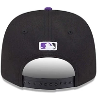 Men's New Era  Black Colorado Rockies Player Replica 9SEVENTY Adjustable Hat