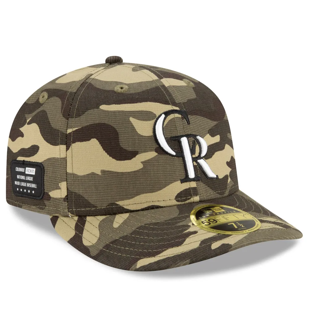 Colorado Rockies Camo Logo Men's Nike MLB T-Shirt.