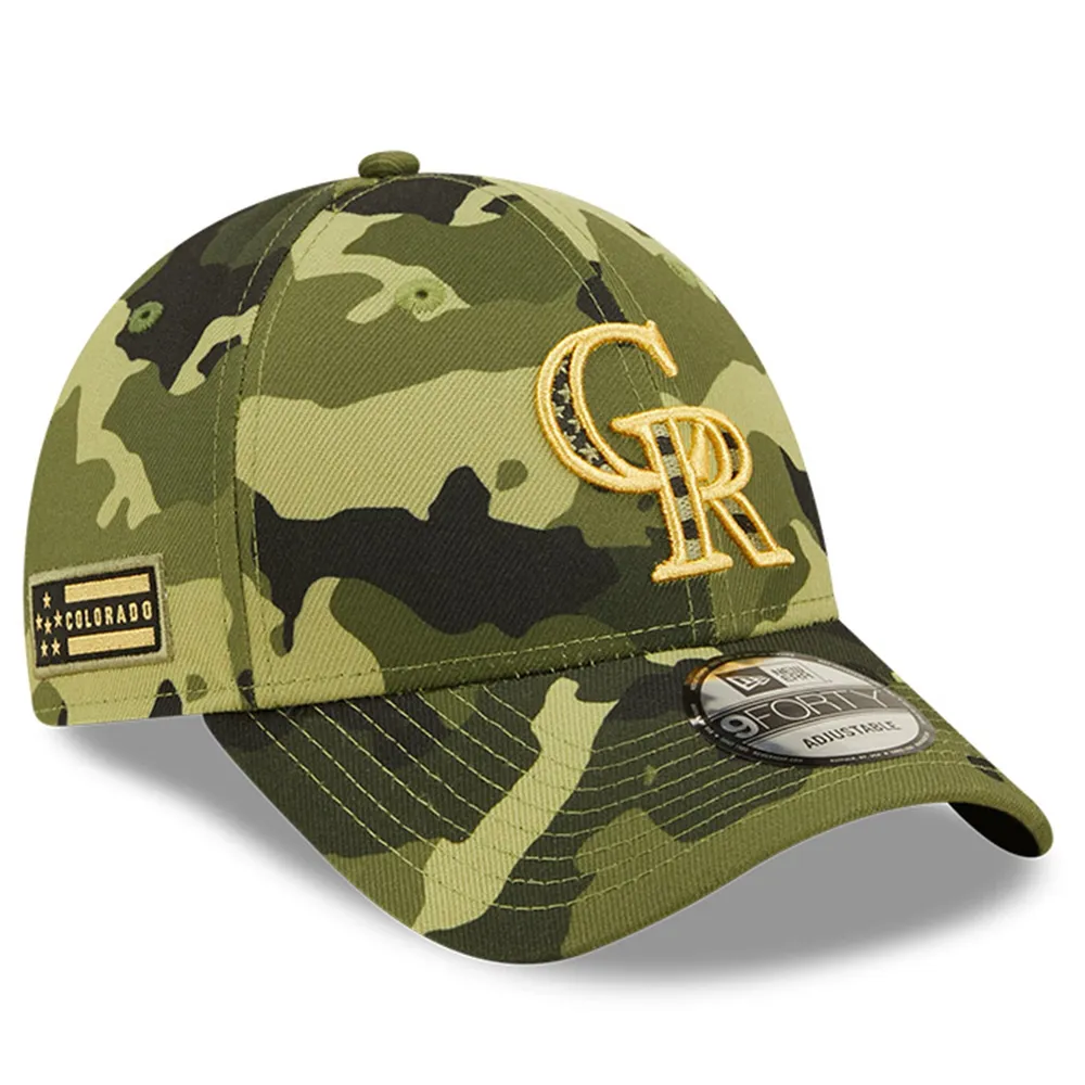 Men's MLB New Era Camo 2022 Armed Forces Day On-Field 59FIFTY Fitted Hat