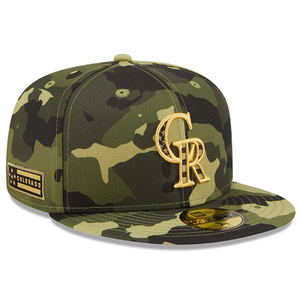 Lids Colorado Rockies New Era 2022 Armed Forces Day On-Field 59FIFTY Fitted  Hat - Camo