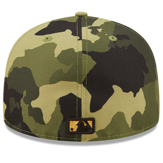 New Era Camo Boston Red Sox 2022 Armed Forces Day On-Field 59FIFTY Fitted Hat