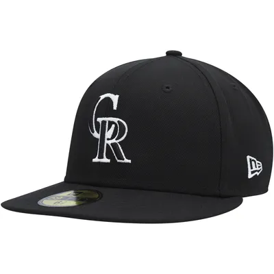 Colorado Rockies New Era  Black on Dub 59FIFTY Fitted Hat
