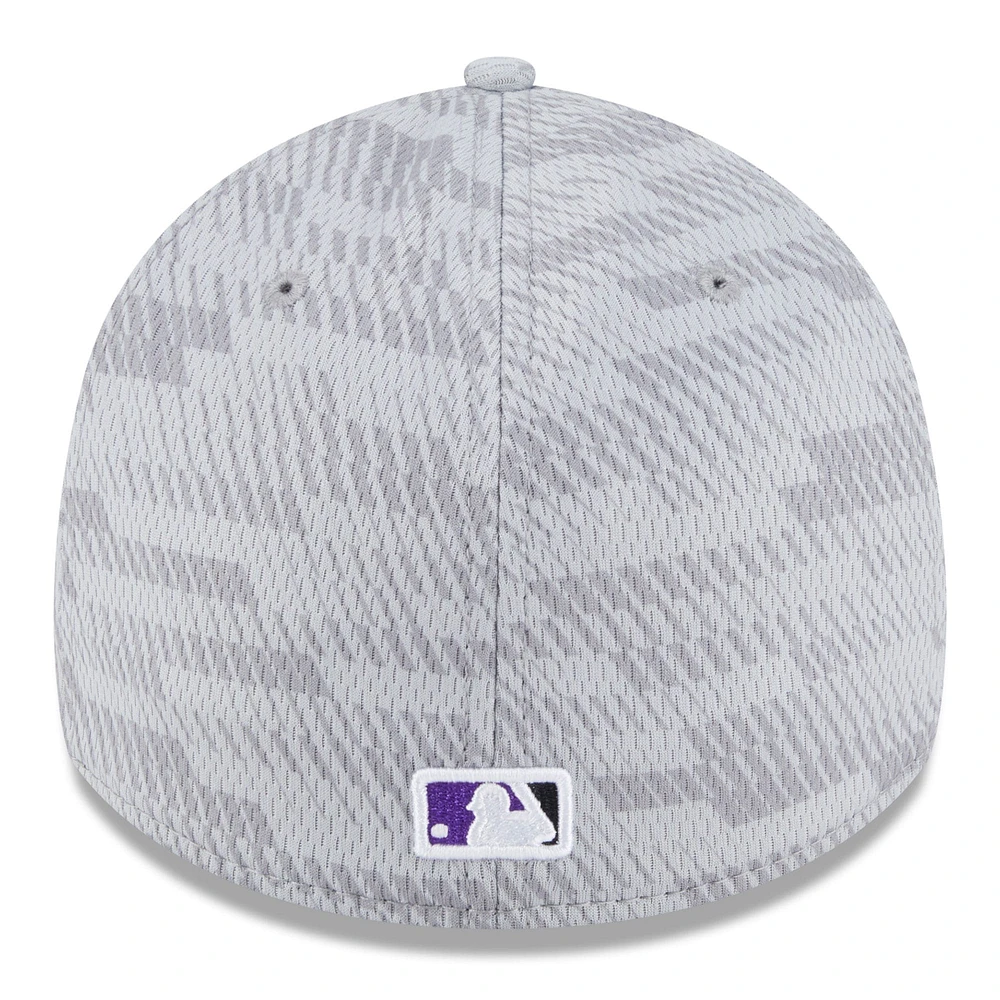 Men's New Era Colorado Rockies 2025 MLB Clubhouse 39THIRTY Flex Hat