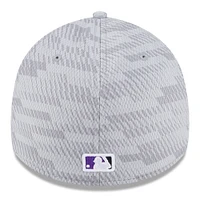 Men's New Era Colorado Rockies 2025 MLB Clubhouse 39THIRTY Flex Hat
