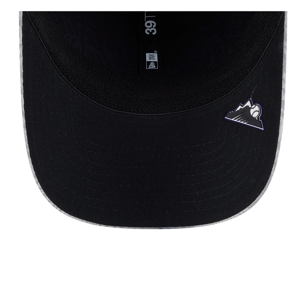 Men's New Era Colorado Rockies 2025 MLB Clubhouse 39THIRTY Flex Hat