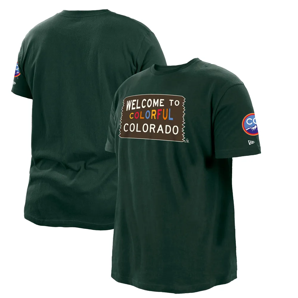 Colorado Rockies New Era 2022 City Connect Big & Tall T-Shirt - Green