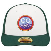 Men's New Era Green Colorado Rockies 2022 City Connect Low Profile 59FIFTY Fitted Hat