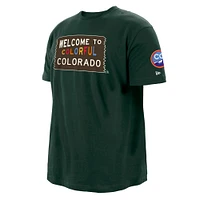 T-shirt vert New Era pour hommes des Rockies du Colorado City Connect Big & Tall